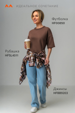 Женская футболка из футера Happyfox