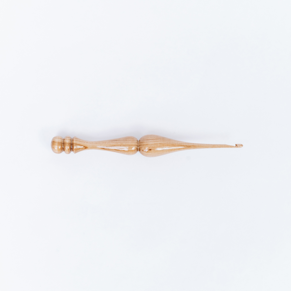 Деревянный крючок для вязания из древесины вишни 3 мм. K238