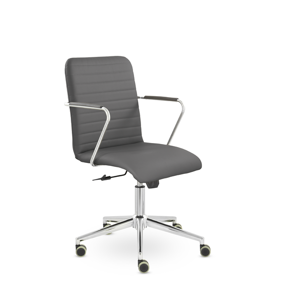 Кресло Честер GTР TG хром Ср S-0422 (темно-серый)