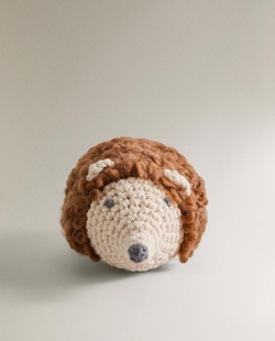 ZARA HOME ВЯЗАНАЯ ИГРУШКА ДЛЯ ДОМАШНИХ ЖИВОТНЫХ В ФОРМЕ ЁЖИКА