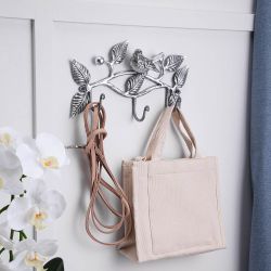 Вешалка настенная "Терра Гаэта" (с 3-мя крючками) Античное серебро