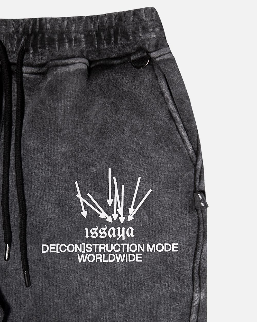 Штаны Issaya Temple Stone Wash Pants серые