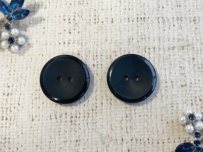 Пуговицы, d 2,5 см, чёрный