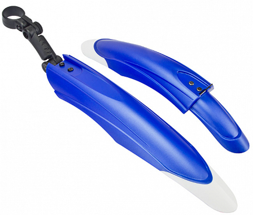 Крылья 16"-20" быстросъемные FD-34F/R пластиковые сине-белые