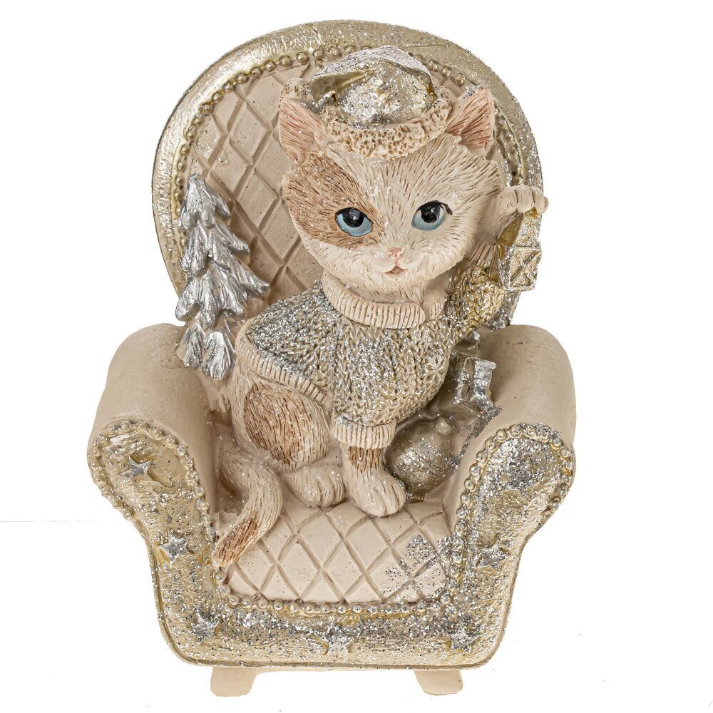 GAEM Фигурка декоративная "Кошка", L9,5 W7 H12 см