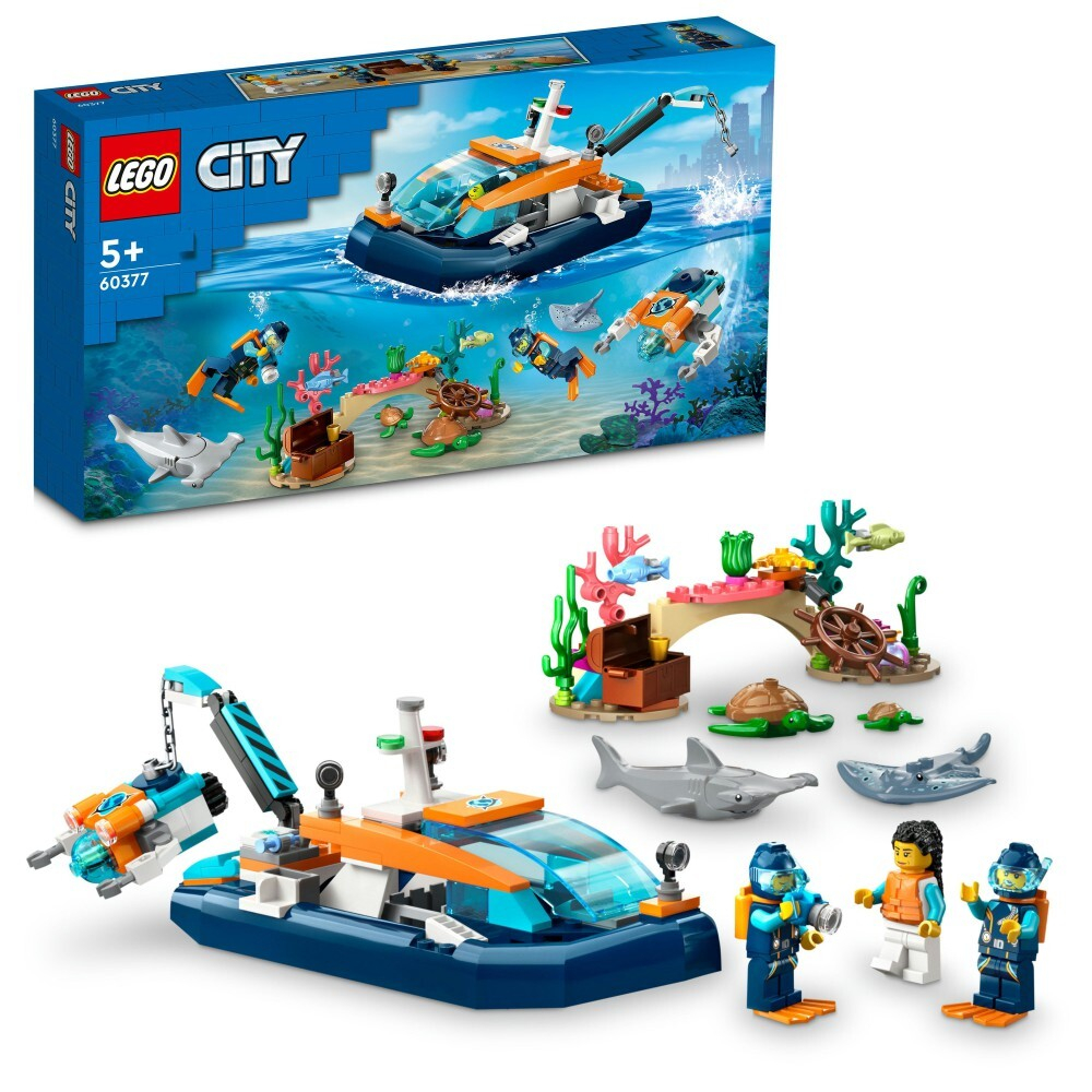 LEGO City — 60377 Водолазная лодка Explorer / артикул   60377  / GTIN 5702017416373