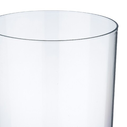 Вазон "Round" (пластик) D20xH30см (Прозрачный)