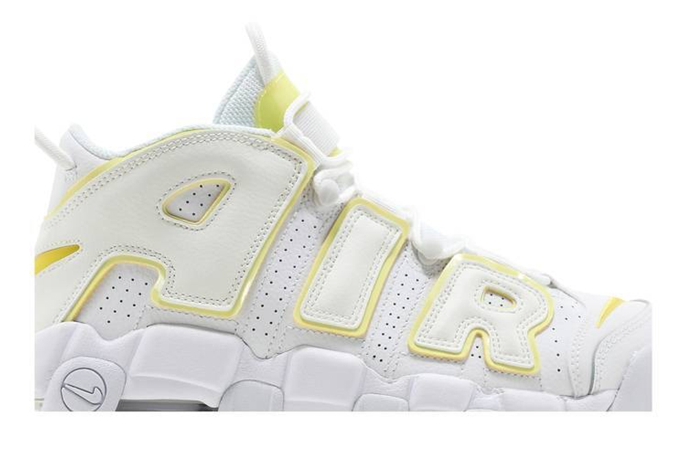 Кроссовки Nike Air More Uptempo "Light Citron" (Женская размерная сетка)