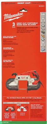 Полотно для ленточной пилы Milwaukee 48390511 3шт