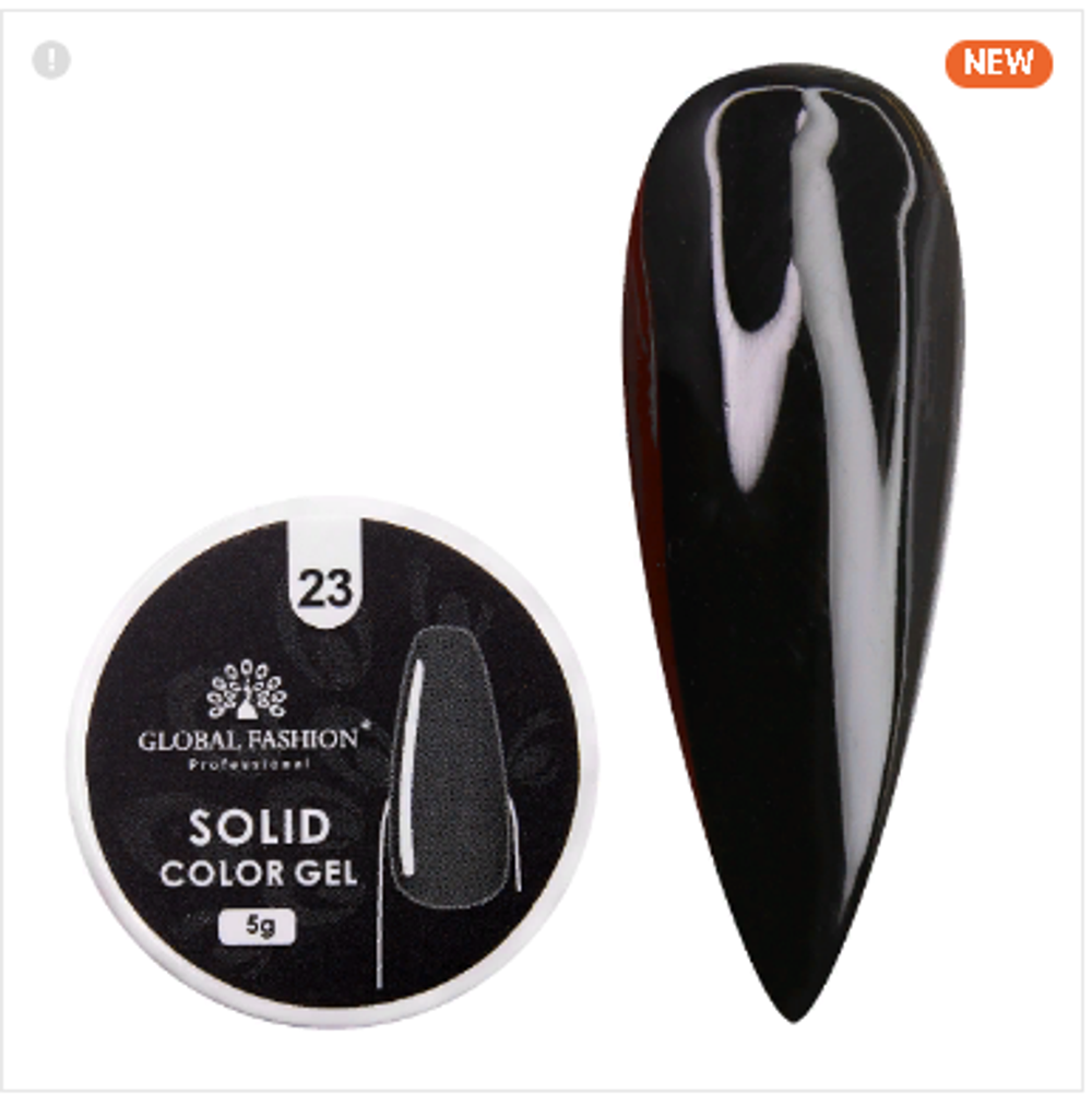 ГЕЛЬ-КРАСКА ПОВЫШЕННОЙ ПЛОТНОСТИ, SOLID COLOR GEL 5 ГР, 23