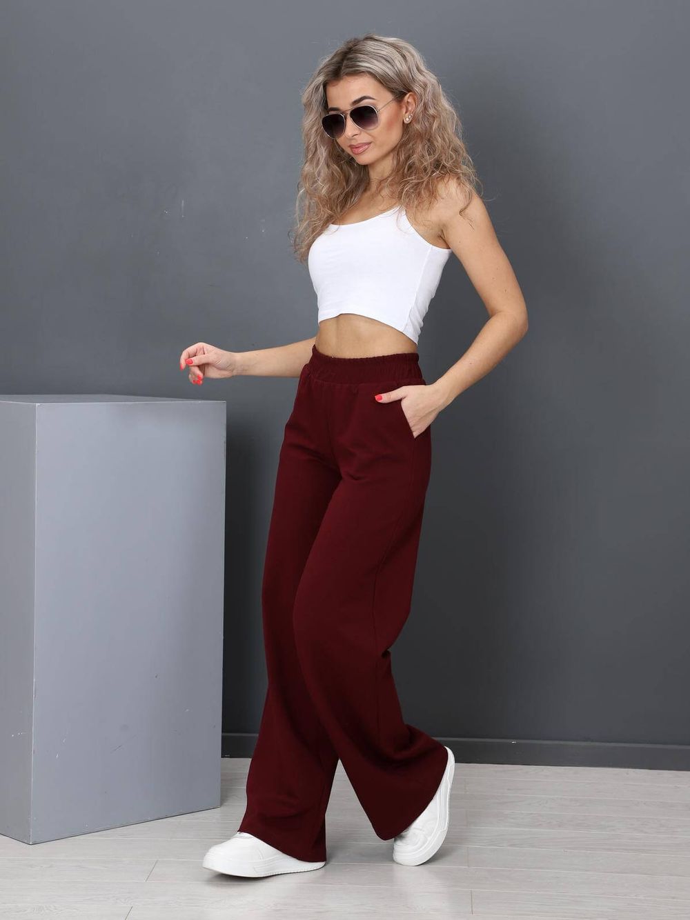 Каньон - брюки бордовый Iv-capriz (Акция)