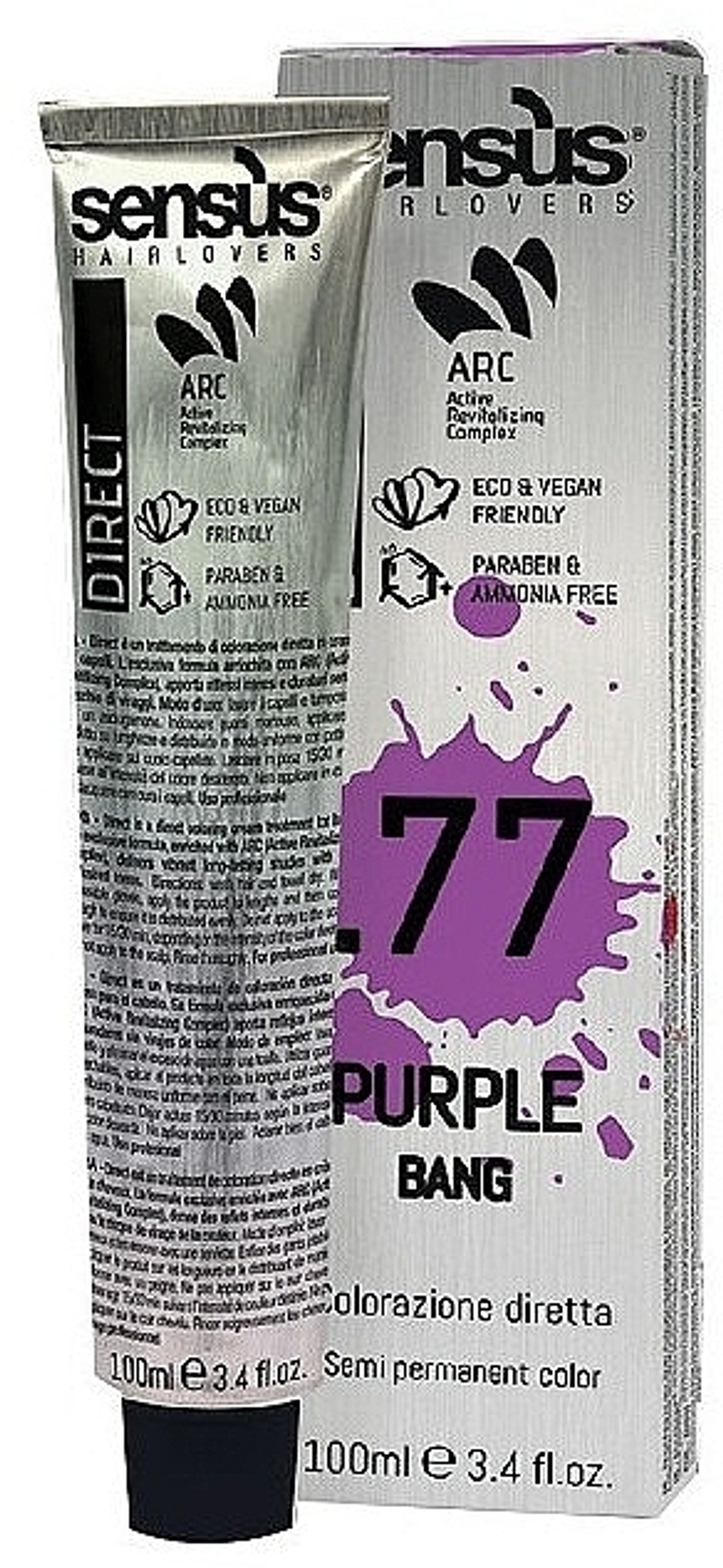 Краситель прямой DIRECT BANG .77 Пурпур 100мл SENS.US