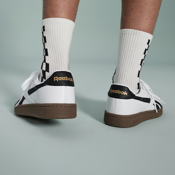 reebok CLUB C GROUNDS UK Кроссовки для скейтбординга Низкие Белый Черный Унисекс