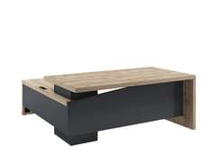 Стол правый 1800х2000х750 с опорной тумбой и блоком розеток T-18R.1000-02