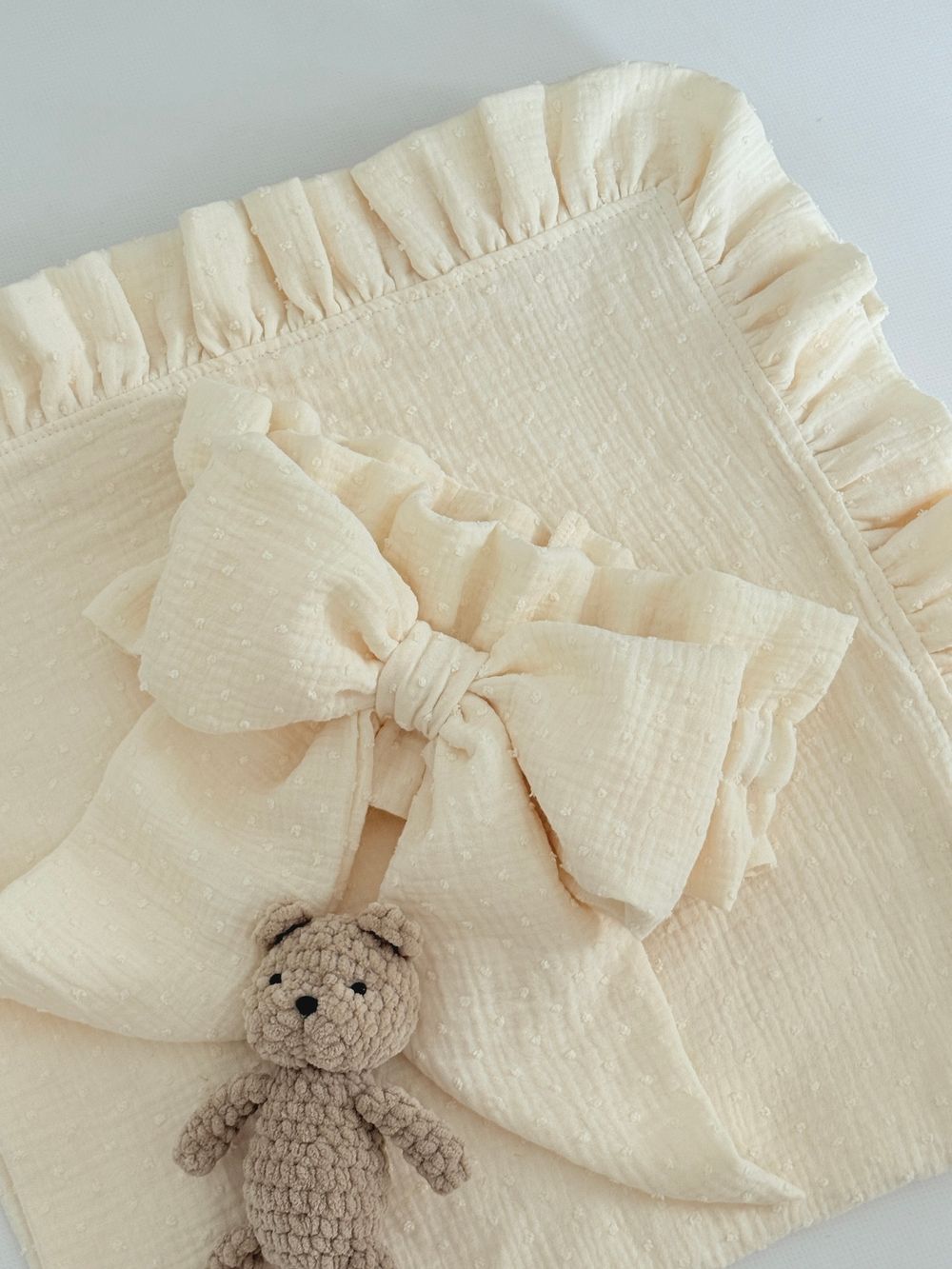 Плед-конверт муслиновый 100*100