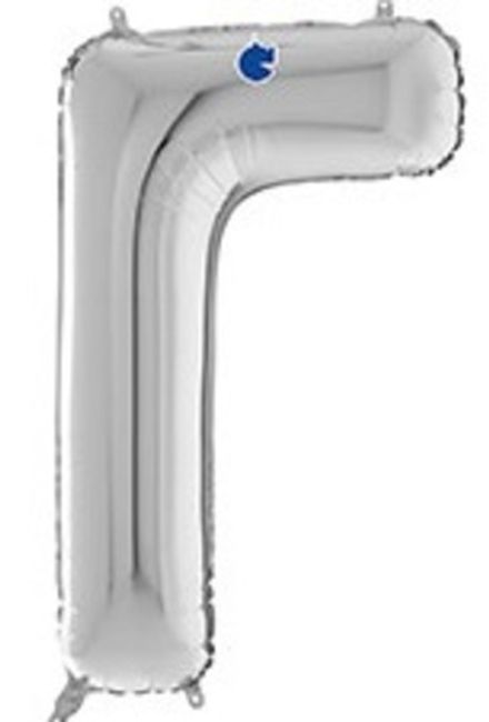 Буква "Г" серебро 65 см