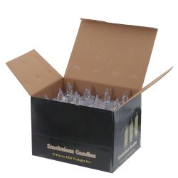 GAEM Изделие декоративное "Свеча" (подсветка, 3xLR54) (блок 12шт), D 6 см, L6 W6 H18 см