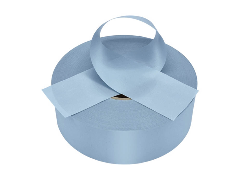 Лента плиссированная для наградных розеток. 060 нежно-голубая