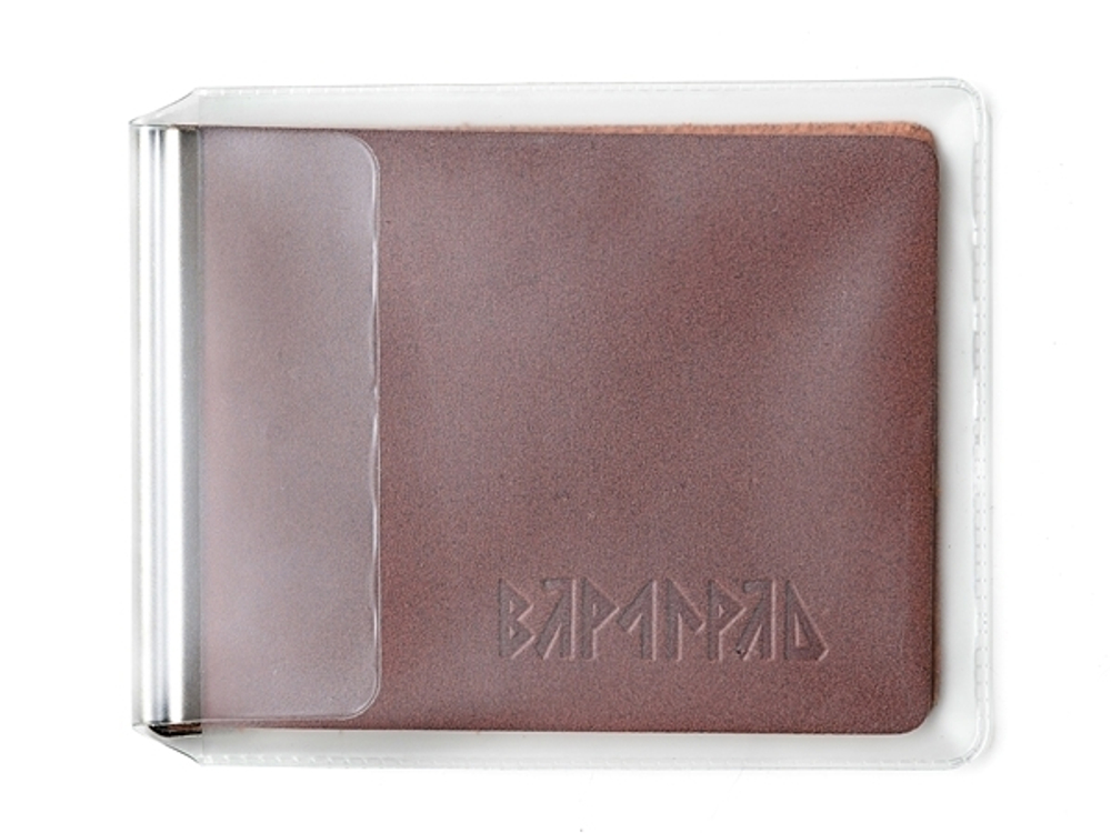 Зажим для денег Варгградъ Рыжий «Руны»