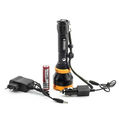 Фонарь ручной "Сибирский Следопыт-Мастер" (Профи), 1L, zoom, аккум. 220В+12В, 3хААА