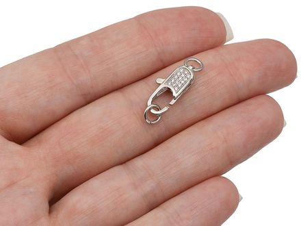 Карабин 16мм со стразами