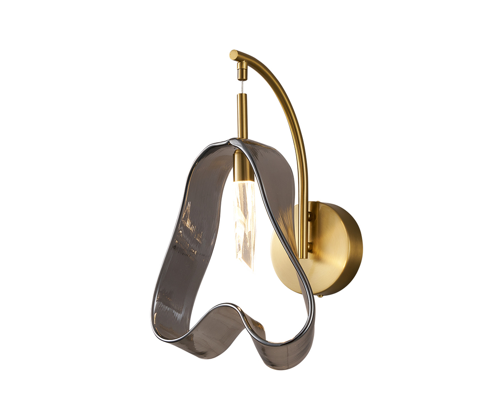 07802,36(16) Бра Авиора латунь/серый