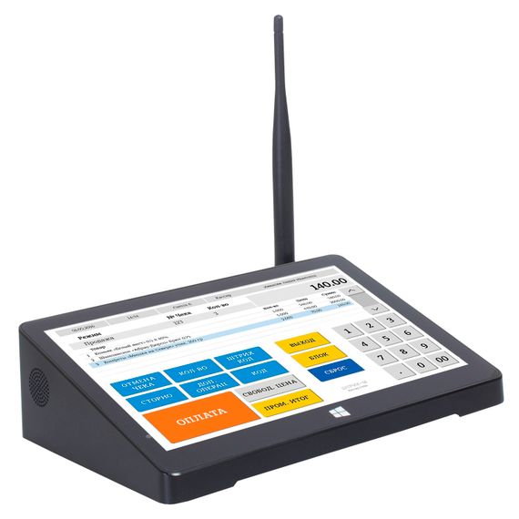 Компактный сенсорный POS-терминал Touch POS X9S (9&quot; емкостной Intel Cherry Trail Z3735 1.83GHz; RAM2Gb; eMMC32Gb; Wi-Fi; BT; 4*USB; 1*RS232; 1*HDMI;1* LAN) WIN10 HOME, блок питания 12V2.4A