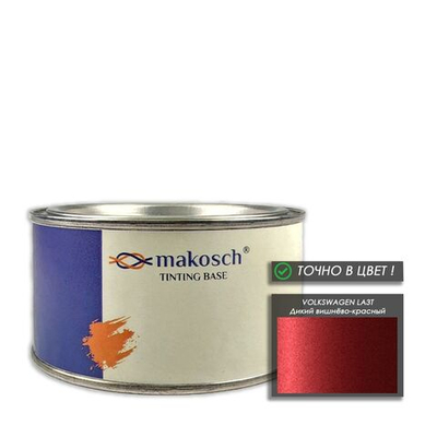 Автоэмаль makosch/VOLKSWAGEN LA3T, Базовая эмаль, красный, перламутр, 200мл.