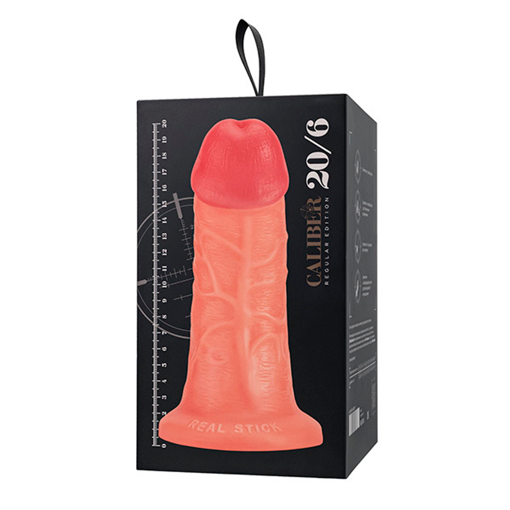 Крупный фаллоимитатор 20см на присоске ToyFa RealStick Caliber 983016