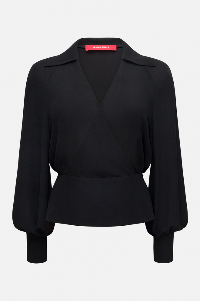 Блуза с баской