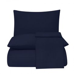 Постельное белье Casual (темно-синий) deluxe TIVOLYO HOME Турция
