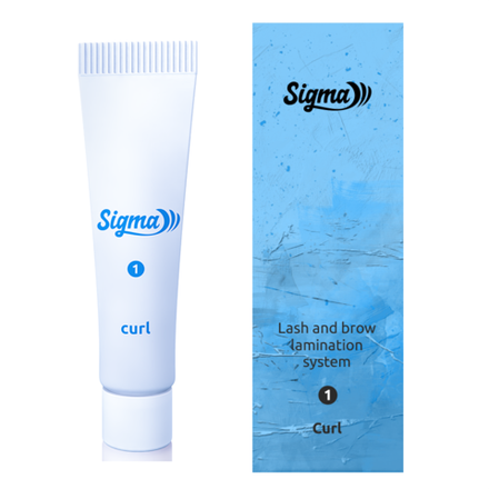 Sigma, Состав 1 Sigma Curl для ламинирования ресниц, 5мл.
