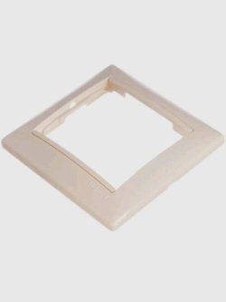 77 4351 Рамка 1 пост слоновая кость