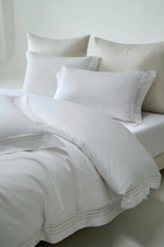 Постельное белье из сатина Premium White