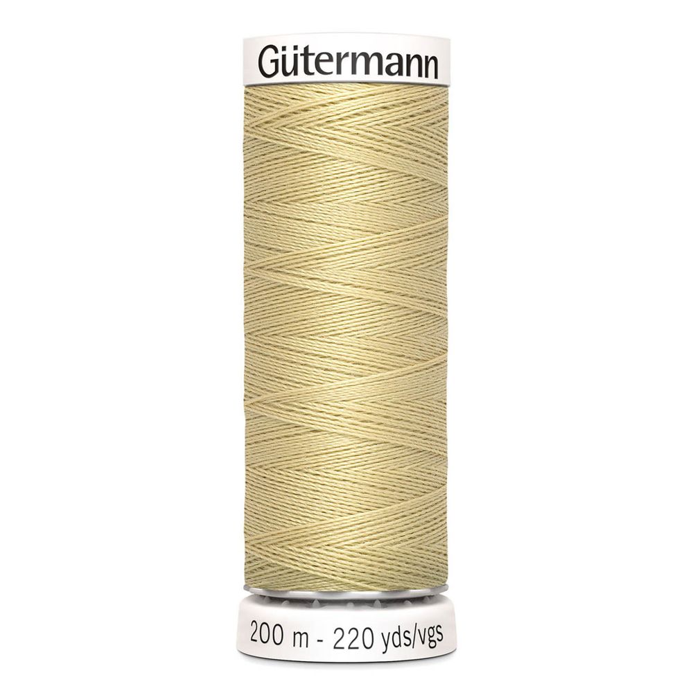 Нитки универсальные Gutermann Sew-all 100 (200 метров), 5 кат. | 249 миндальное молоко