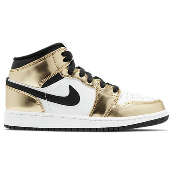 Иордания Air Jordan 1 Детские баскетбольные кроссовки МИД Топ Юнисекс