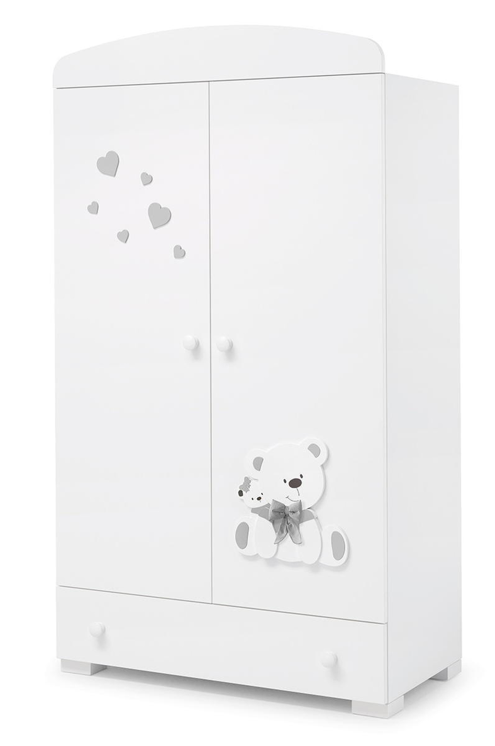 Шкаф Erbesi Tato белый/серый