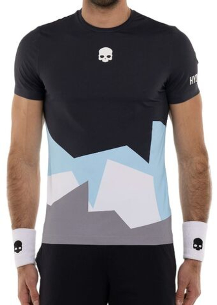 Теннисная футболка Hydrogen Mountains Tech T-Shirt - blue navy/white/grey/light blue