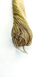 Шнур золото антик  6 сложений 0,8мм