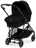 Коляска Cybex Melio Carbon 2 в 1 Almond Beige/Magic Black с дождевиками