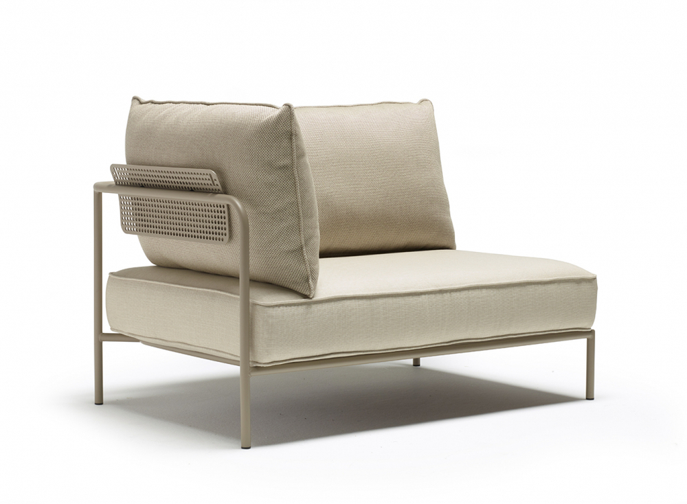 Модуль левый с подушками Scab Design Flap, тортора, кремовый