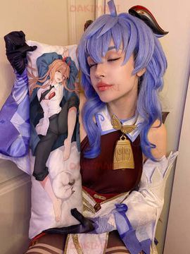 Мини дакимакура Пауэр из Человек-бензопила арт. M0885, 60х20 см