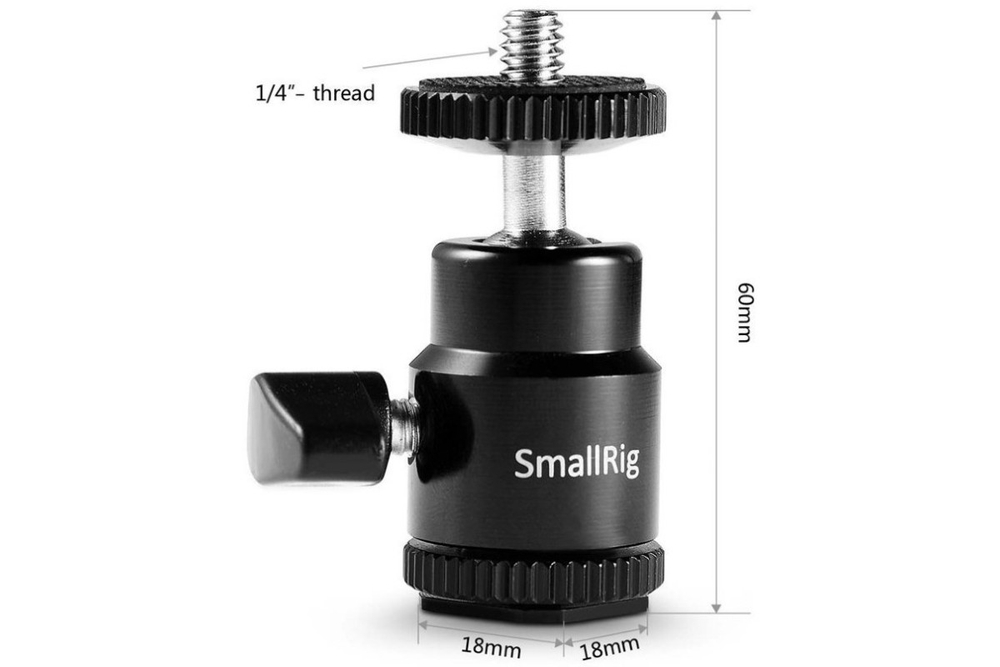 Переходник SmallRig Cold Shoe to 1/4" Threaded Adapter 761