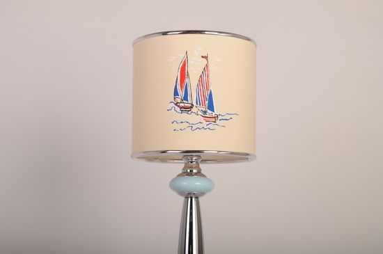 Настольная лампа Manne TL.7737-1BL (корабли)