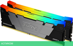 Оперативная память Kingston Fury Renegade Black 64GB DDR4 RGB XMP (KF432C16RB2AK2/64)