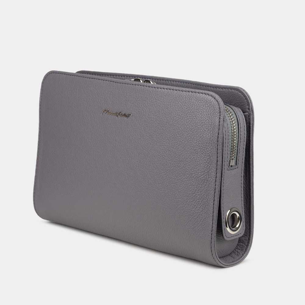 Сумка Emilie из кожи теленка, фиолетового цвета