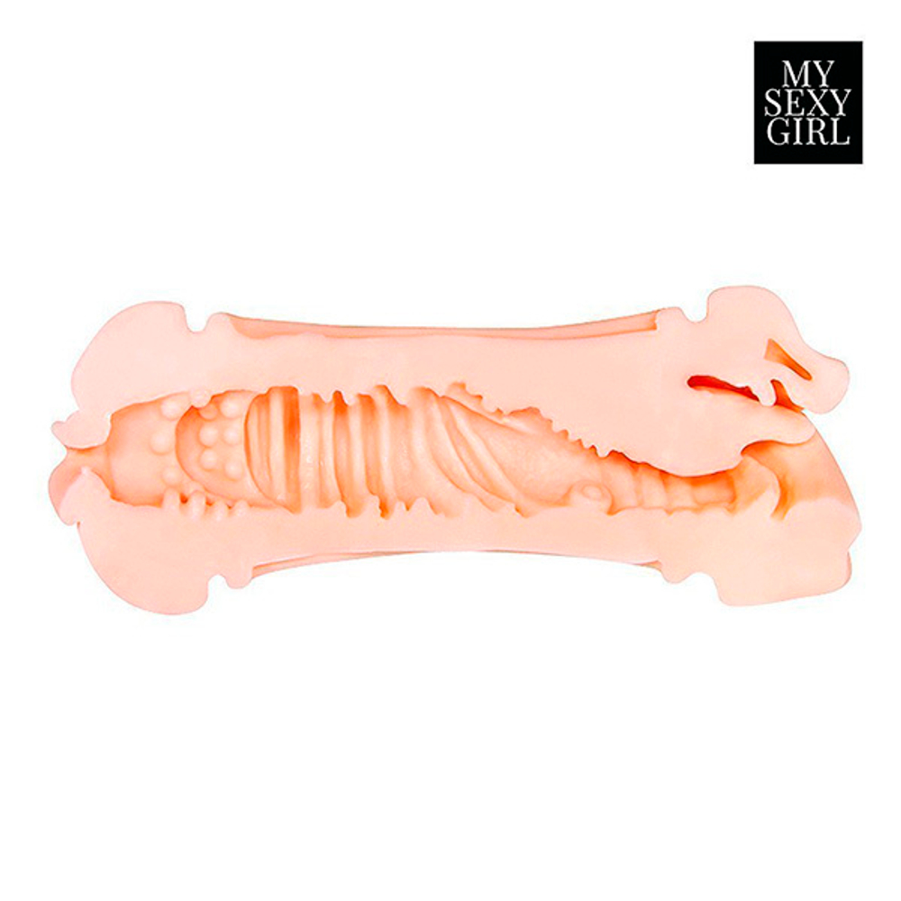 Двусторонний мастурбатор ротик и вагина Bior Toys My Sexy Girl SF-70265