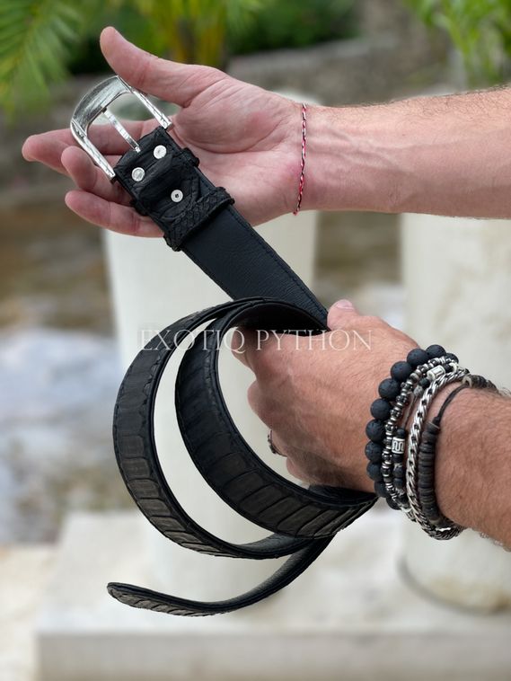 Ремень из кожи питона AC-60