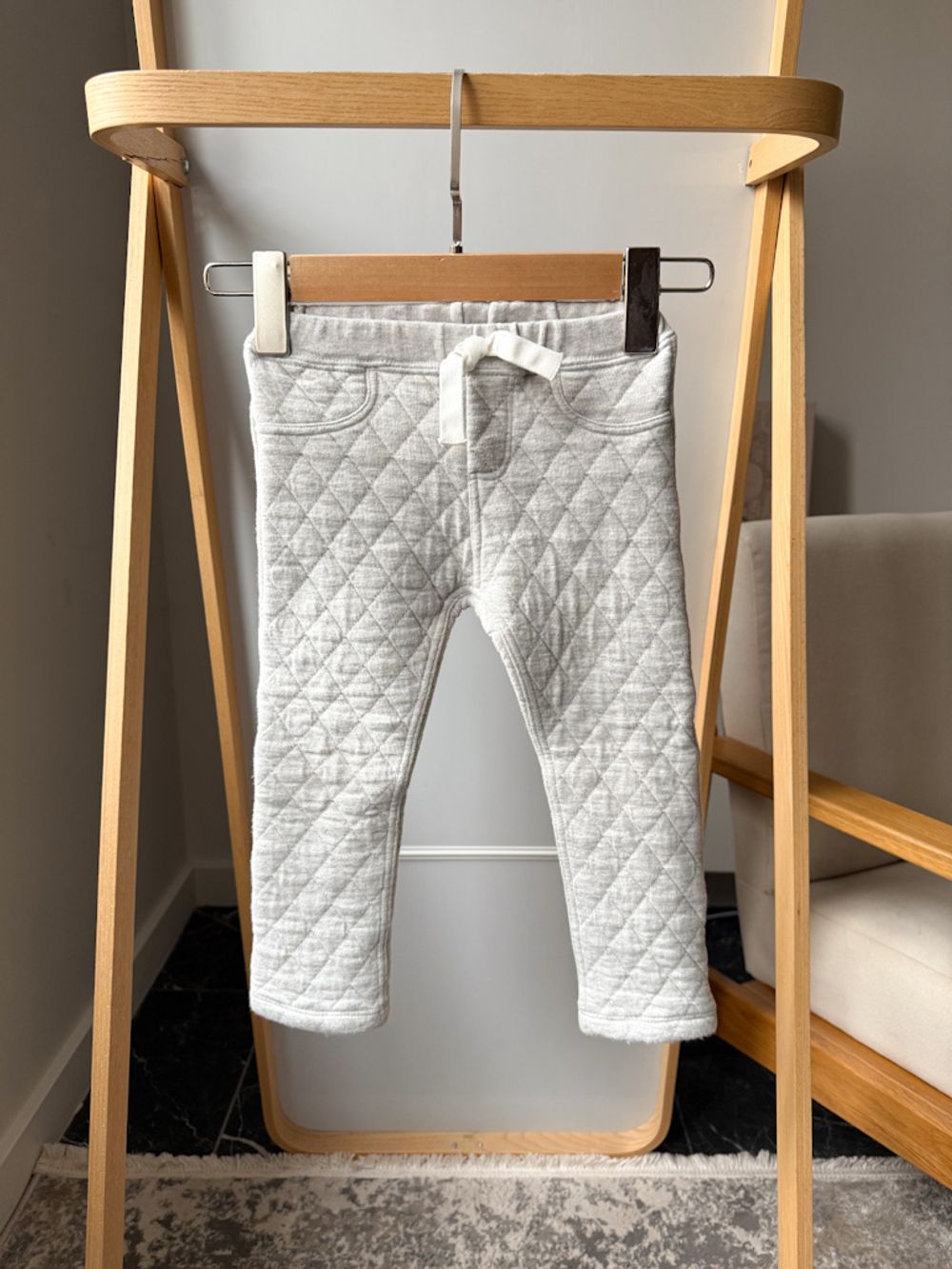 Хлопковые утепленные брюки Petit Bateau, 86