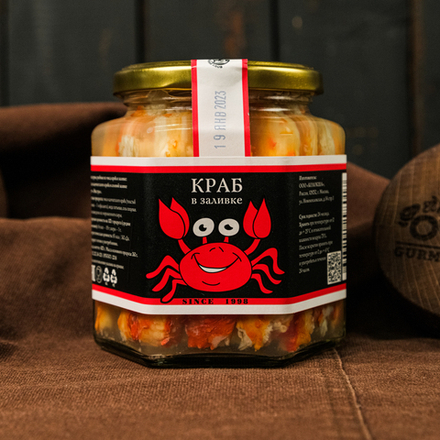 Краб камчатский, 1-я фаланга, ст/б, 350г, Россия